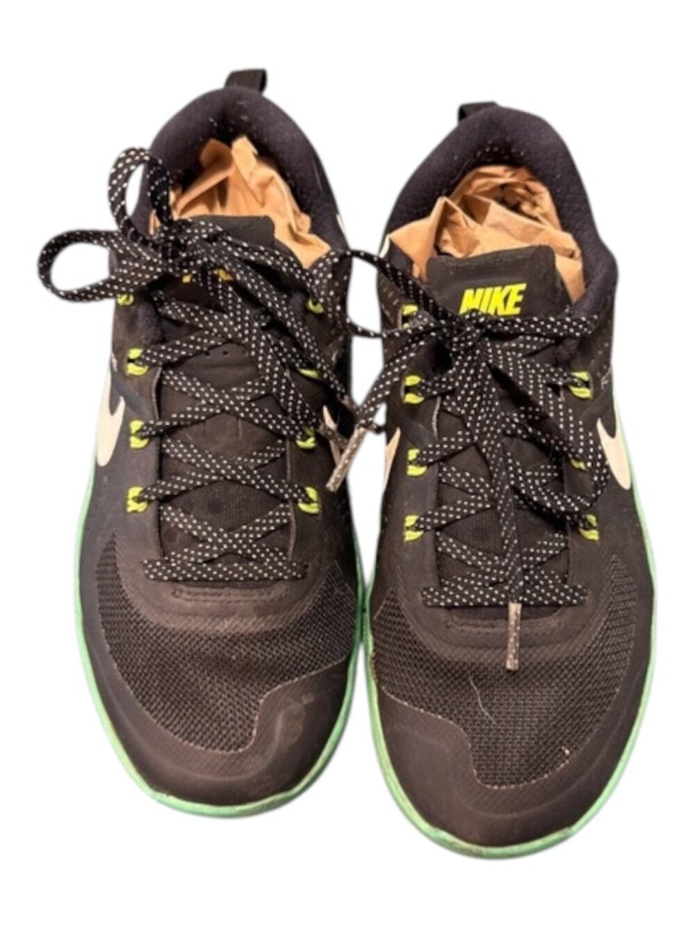 Nike Metcon 1 Sneakers Women's Size 6 Neon Green and Yellow Accents 813101-002